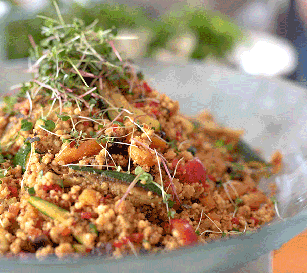 Moroccan couscous salad